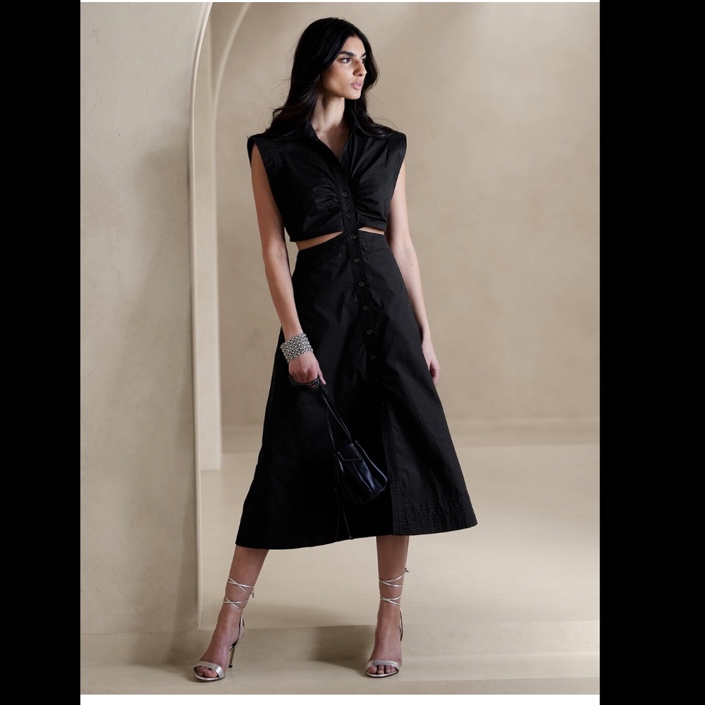 Banana Republic cut-out shirt dress